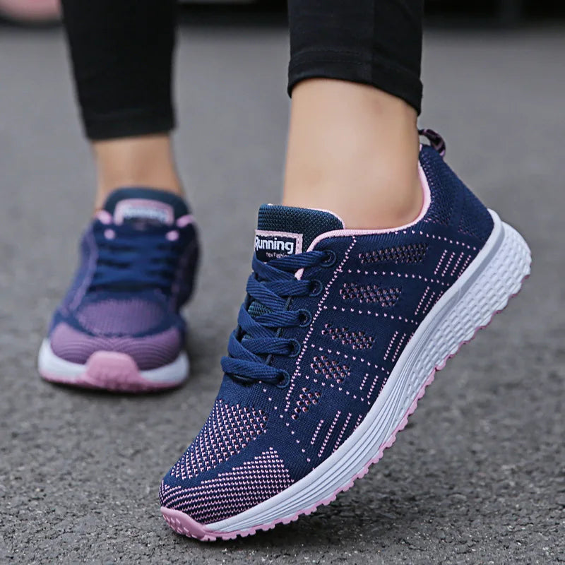 Women's Fashion White Sports Shoes