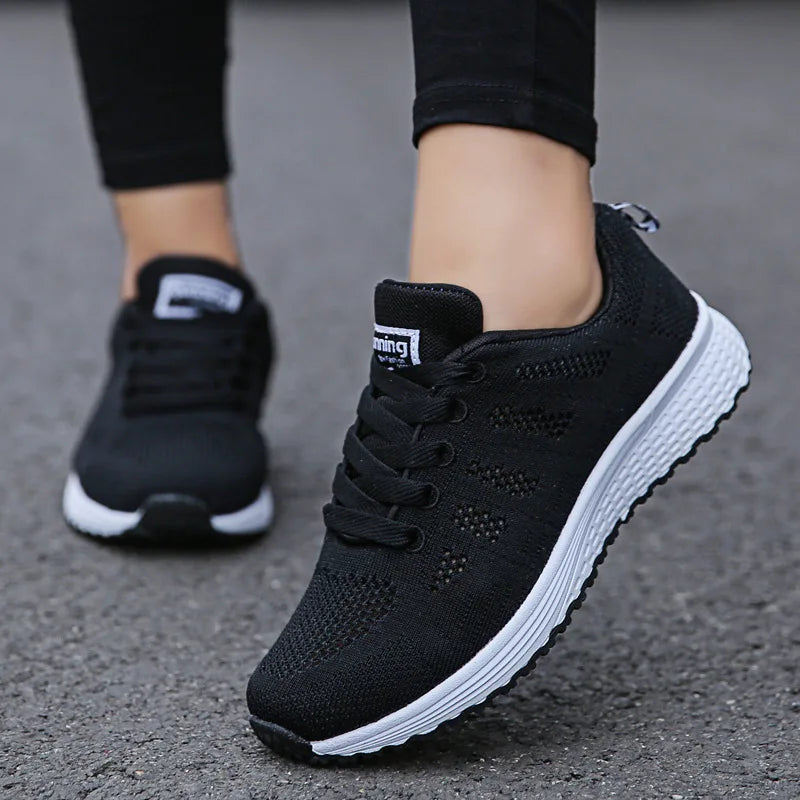 Women's Fashion White Sports Shoes