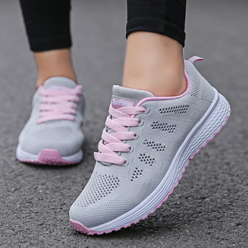 Women's Fashion White Sports Shoes