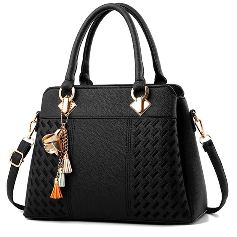 Luxury Women's Handbag Crossbody Bag with Hanging Tassel