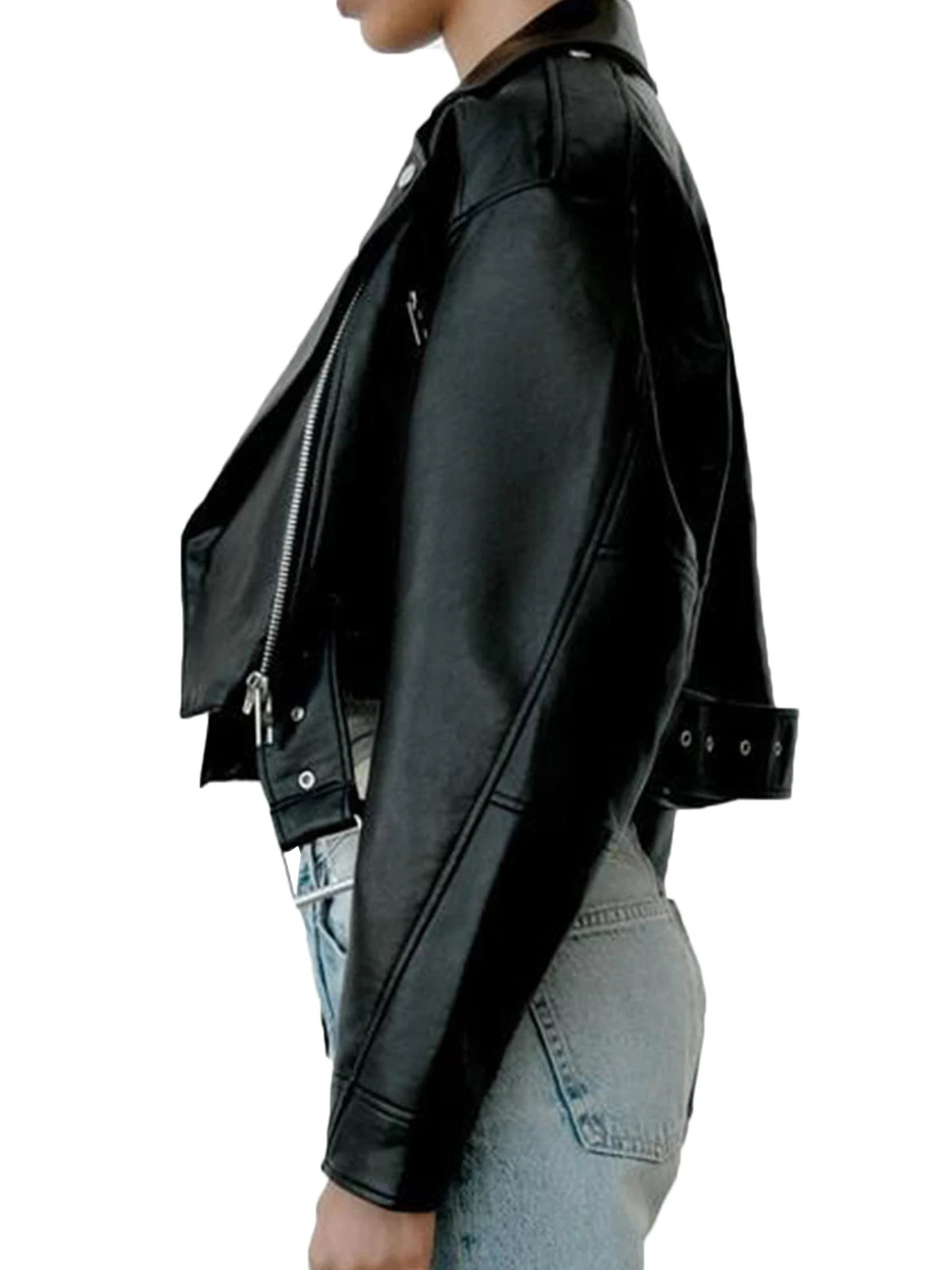 Women's Faux Leather Jacket