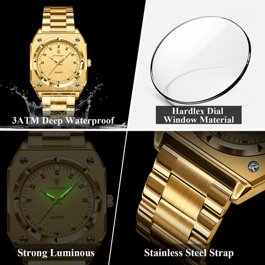 "Luxury Elegant Women's Water Resistant Watch - Sleek and Durable Design for Everyday Elegance"